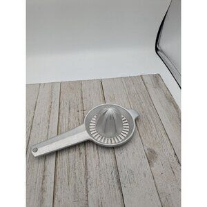 Vintage Foley #2 Hand Held Juicer Reamer Metal aluminum 8 1/4"